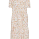 VilmaIC Long Dress - Peach Flower
