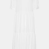 VilmaIC Long Dress - Cloud White