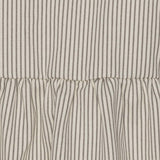 LulaIC Top - Dark Beige Woven Stripe