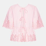 LulaIC Top - Light Pink Embroidery