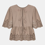 LulaIC Top - Mocca Embroidery