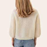 IdaIC 3/4 Cardigan - White