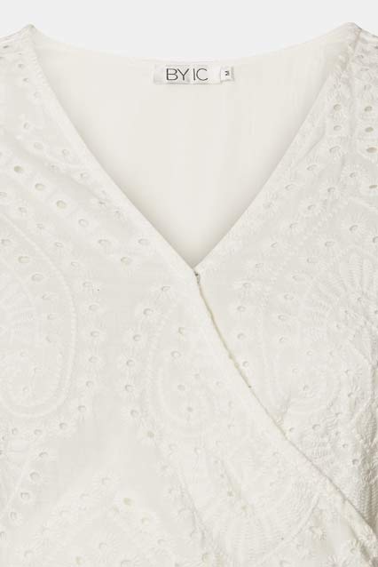 NaomiIC Klänning - Vit Broderi