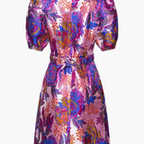 Noella Neva Belt Dress - Fuchsia Mix