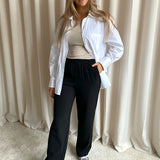 JXPoppy Regular HW Pants - Black