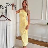 AndreaIC Midi Dress - Yellow