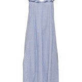 ONLAllie Strap A Calf Dress - Cloud Dancer Blue Stripe
