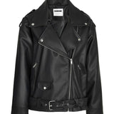 NMPaulina Oversize Biker Jacket - Black