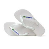 Havaianas Brasil Logo Flip Flop - White