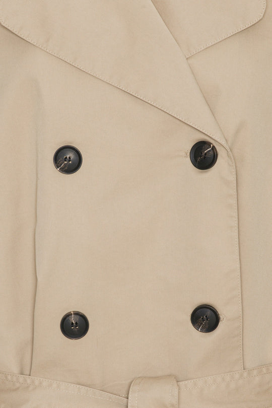 AlmaIC Trenchcoat - Ljus Beige