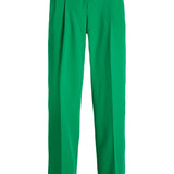 JXMary Regular Pleated MW Pants - Jolly Green