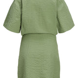 JXLiva Comfort SS Short Dress - Loden Frost