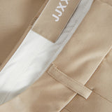 JXMary Regular Pleated MW Pants - Oatmeal