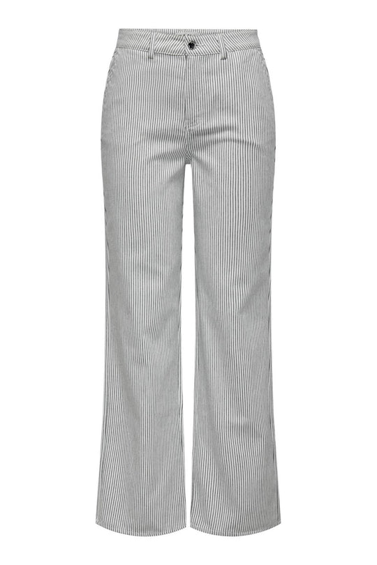 ONLMerle Jeans - Vit Mörkblå Randig