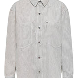 ONLMerle LS Stripe Shirt - White Nightsky