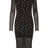 ONLMira Maja LS Dress - Black Flower