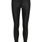 NMCallie Shape HW Skinny Coated Pants - Black