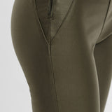 OBJBelle MW Coated Leggings - Forest Night