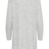 ONLCarol LS Dress Knit - Light Grey Melange