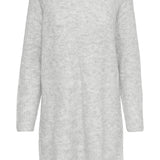 ONLCarol LS Dress Knit - Light Grey Melange
