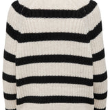 ONLLeise Freya LS Zip High Neck Pullover - Birch Black