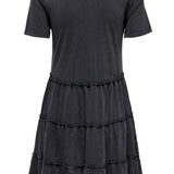 JDYFarock SS Short Layer Dress - Phantom