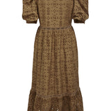 ONLCoast Brod Anglaise SS Premium Dress - Toasted Coconut