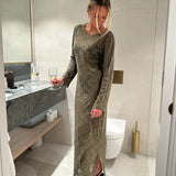 LeaIC Lace Dress - Army