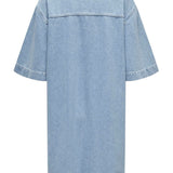 ONLSophie SS Oversize Dress - Light Blue Denim