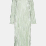 KellyIC Long Plissé Dress - Light Green