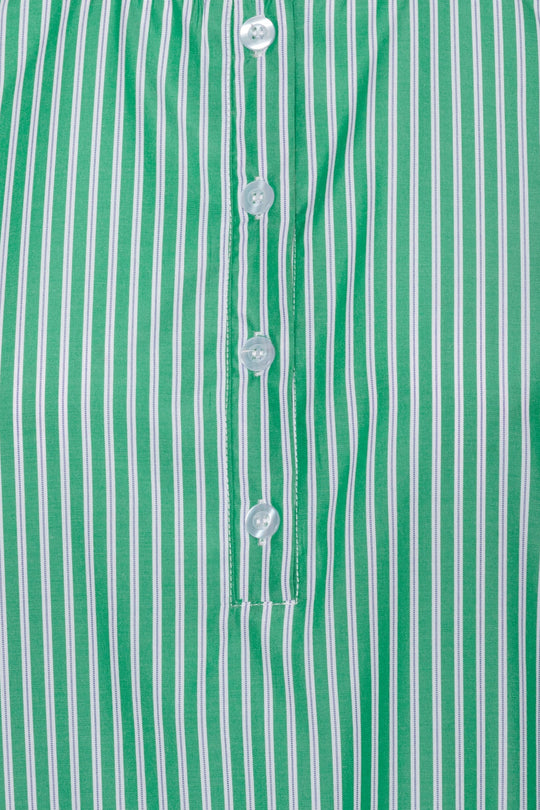 NunaIC Skjorta - Grön Vit Randig
