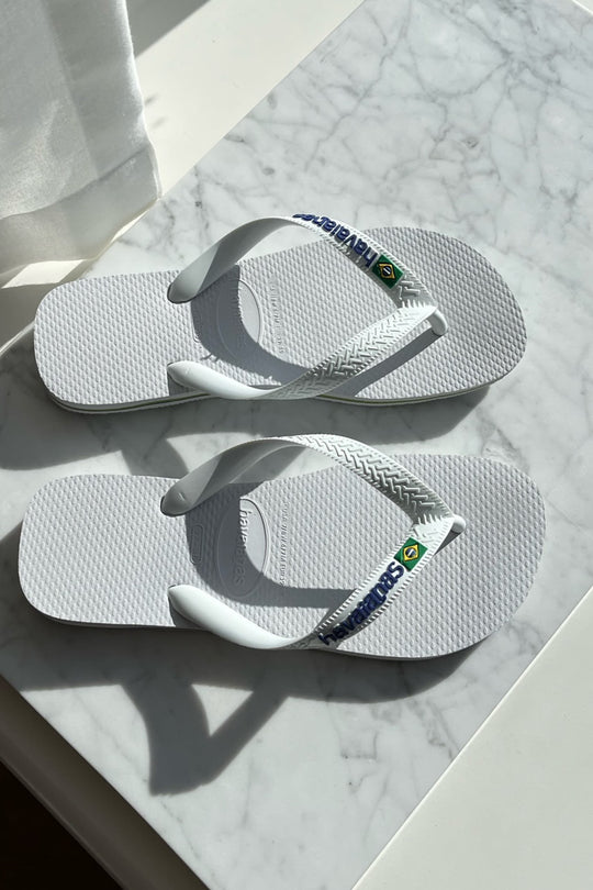 Havaianas Flip Flops - Vit Med Logo