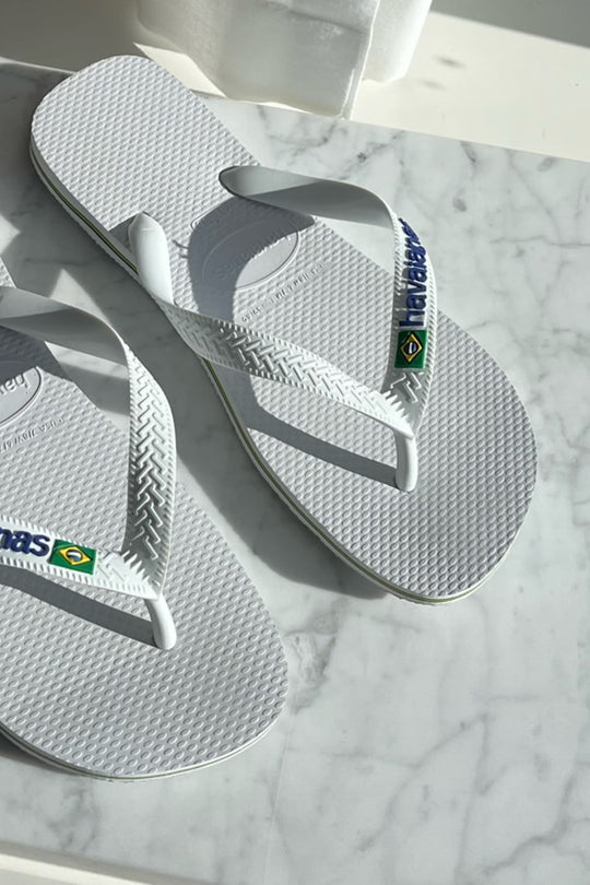 Havaianas Flip Flops - Vit Med Logo