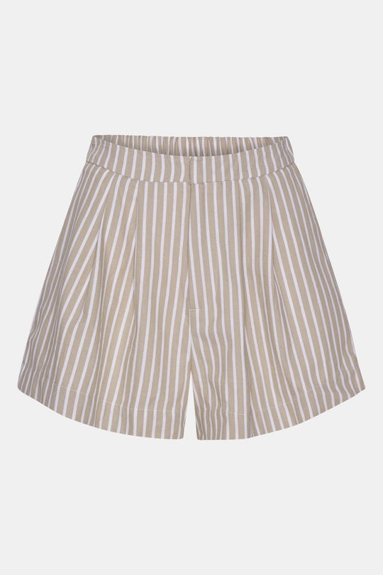 AlbaIC Shorts - Beige Randig