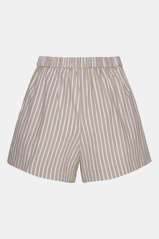 AlbaIC Shorts - Beige Randig