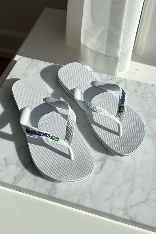 Havaianas Flip Flops - Vit Med Logo