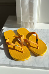 Havaianas Flip Flops - Orange Med Logo