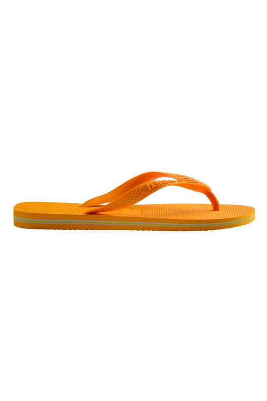 Havaianas Flip Flops - Orange Med Logo