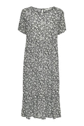 ONLAbigail Life Klänning - Svart Med Vit Blommor