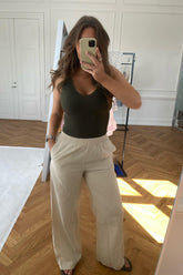 Kira Byxor - Beige - se.byic.com