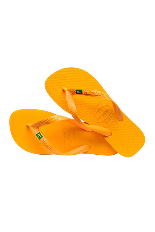 Havaianas Flip Flops - Orange Med Logo
