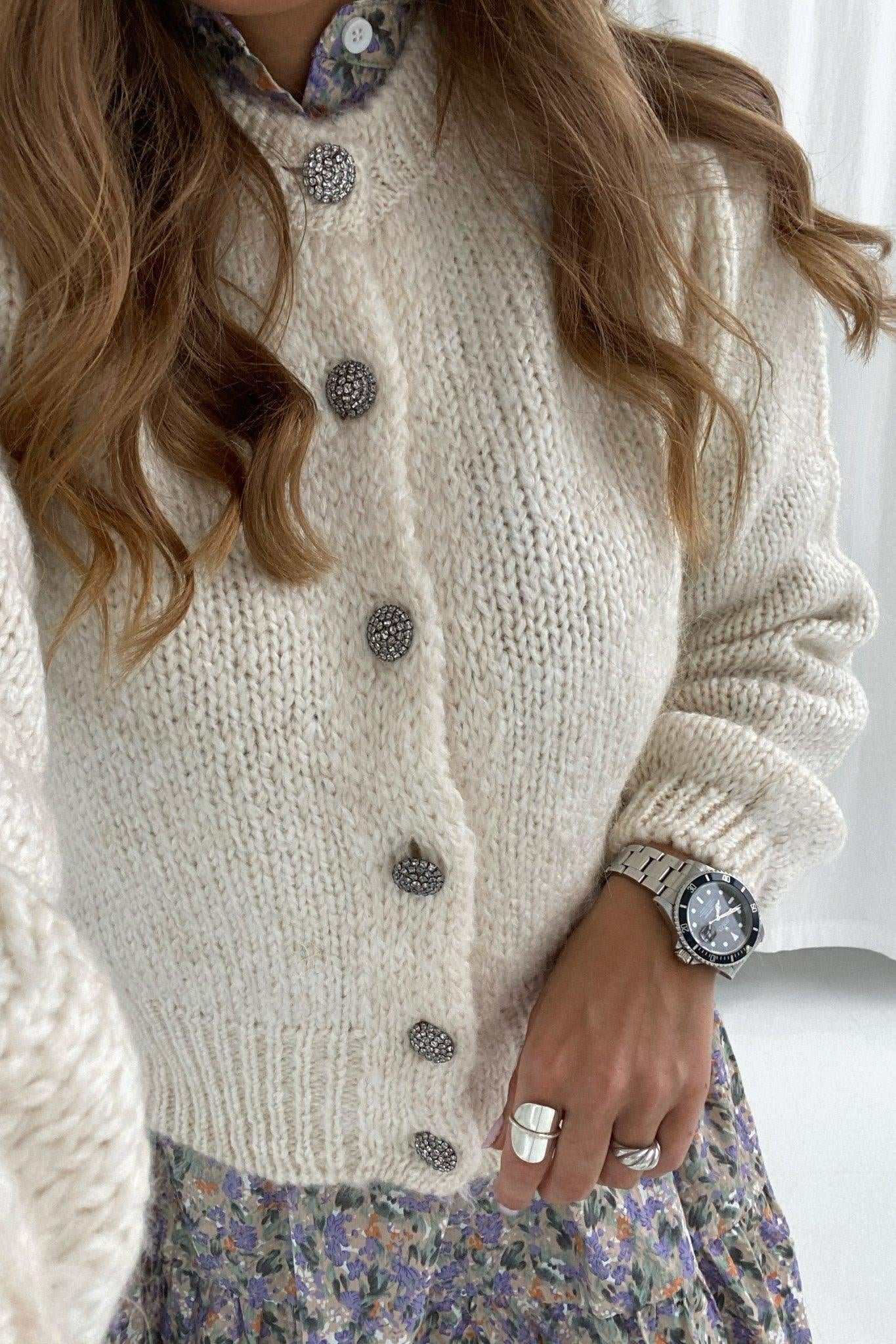 Casey Knit - Creme - se.byic.com