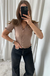 Fabia Top - Camel - se.byic.com