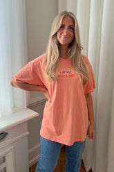 Kayle Oversized Tshirt - Orange - se.byic.com