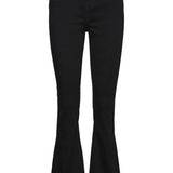 Shape HW Flare Jeans - Black - se.byic.com