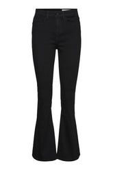 Shape HW Flare Jeans - Black - se.byic.com