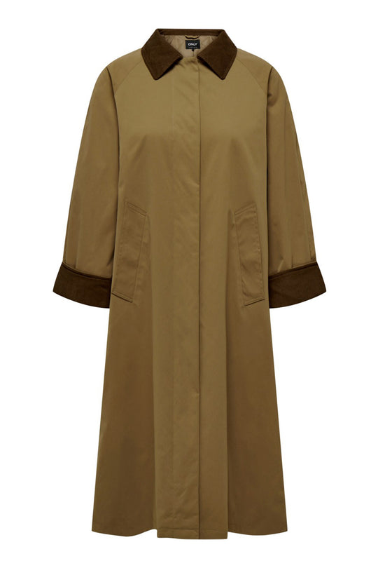 ONLOrchid Trenchcoat - Mörkbrun