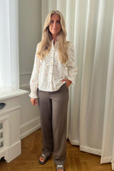 Poppy Byxor - Brun Grå - se.byic.com