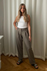 Mary Kostymbyxor Med Veck - Brun Grå - se.byic.com