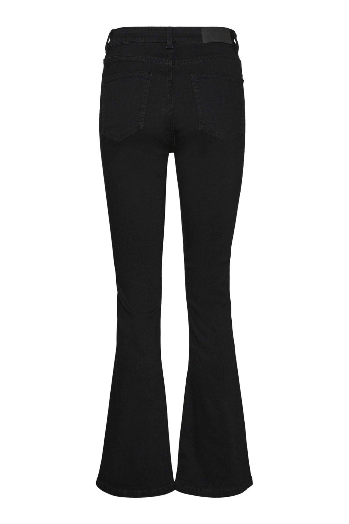 Shape HW Flare Jeans - Black - se.byic.com